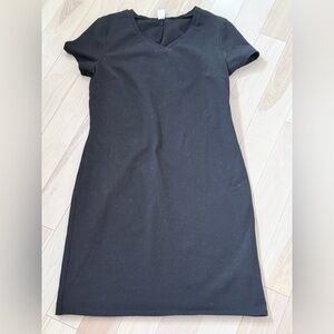 Old Navy Black V-Neck Bodycon Dress – Size Medium